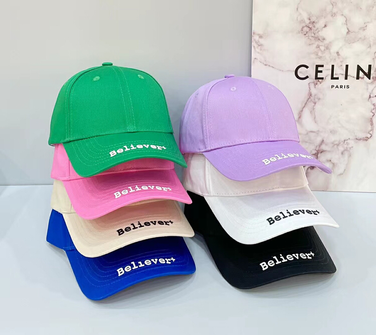 [aestheticism hat industry] fashion letter versatile hat 3157# LSL
