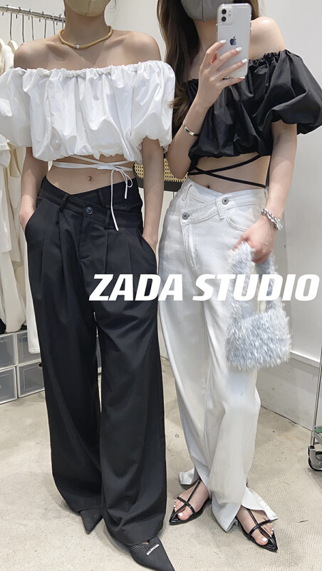 [Zada] fashionable and versatile small shirt 3261# WTT