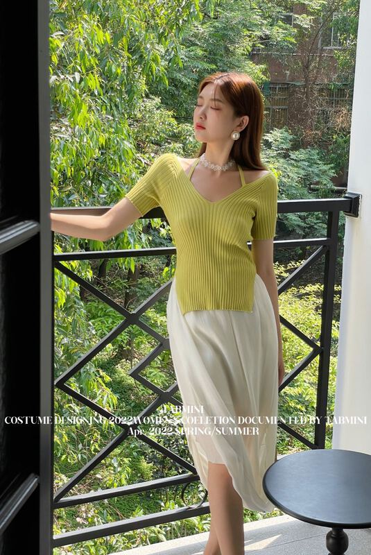 New in early summer! [tabmini] simple solid color versatile skirt x19562-f# WPL
