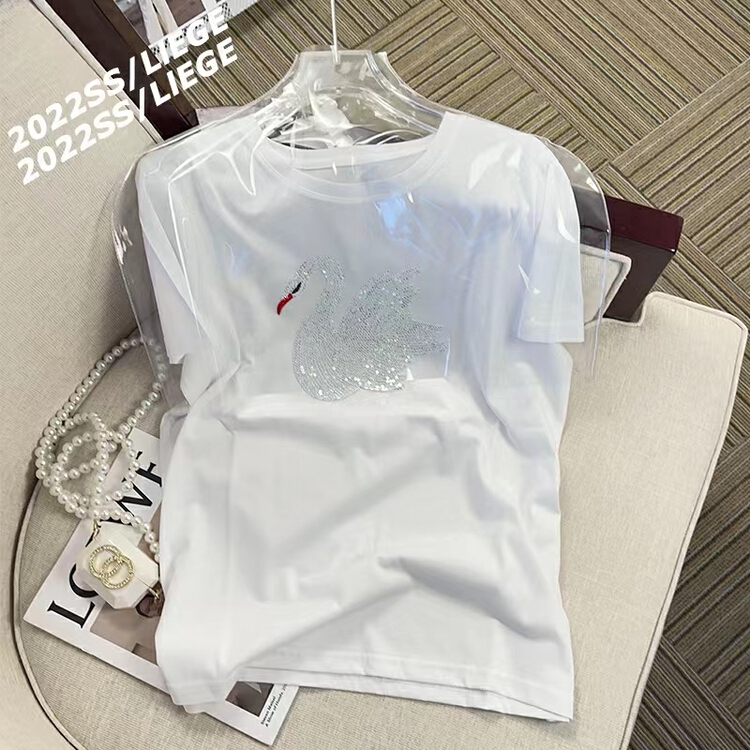 [Irene] versatile casual comfortable short sleeve T-shirt 2270# WTT