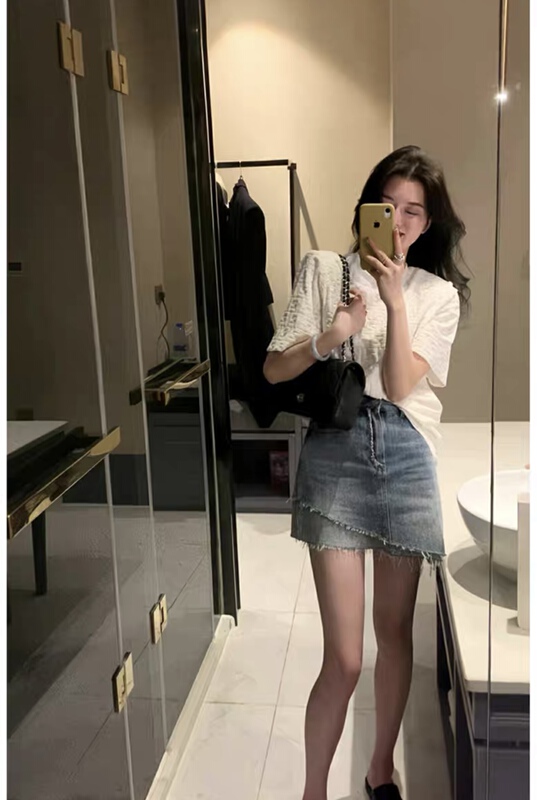Summer new! [suxinlan] Korean design, versatile foreign style skirt 13660\lsl