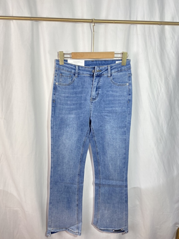 [Yi show shop] Han style slim and foreign style jeans 1358# Cl