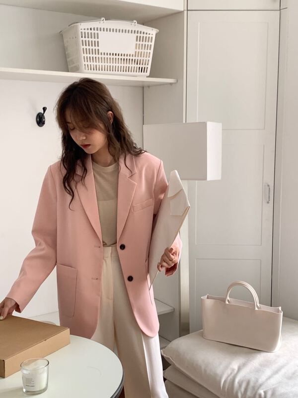 goods in stock! [BL] loose and comfortable suit w623068# cqw