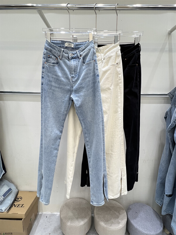 [GD] elastic split and versatile jeans 8326# XYJ