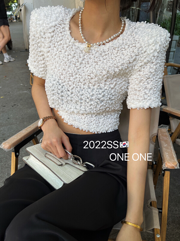 現貨!【ONEONE】純色質感短款短袖T恤  18158#  OZQ