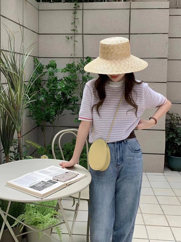 [Mi he] fashion niche design messenger bag 2811# lwy