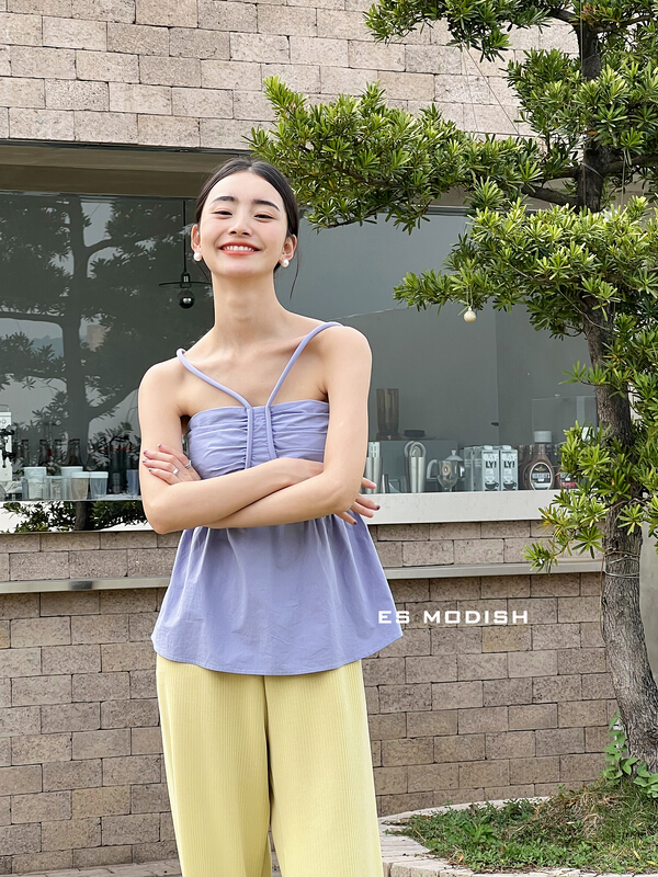 [es modish] original design sexy girl vest / suspender bl1652# XYJ