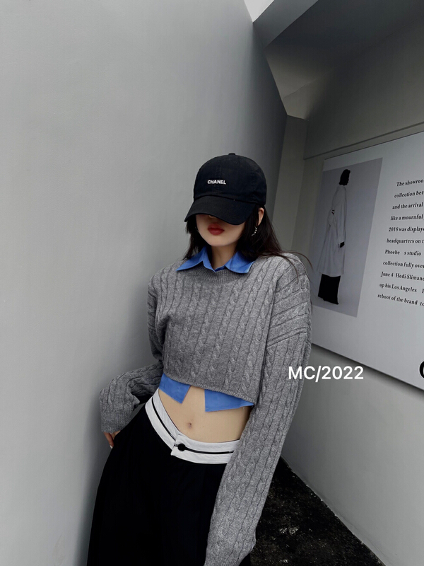 [MC] short crew neck versatile T-shirt 7081# XYJ