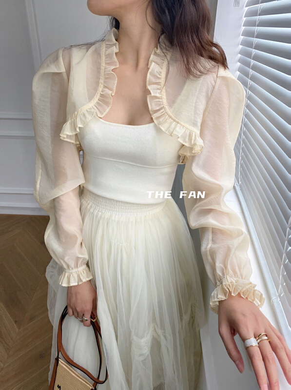 New year in early spring! [the fan] exquisite fungus edge design, Tiansi small waistcoat 6925# zxx
