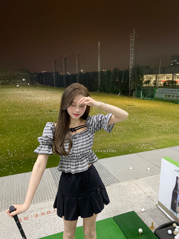 New year in early spring! [LML] sweet pure desire Plaid lace blouse 5212# ozq
