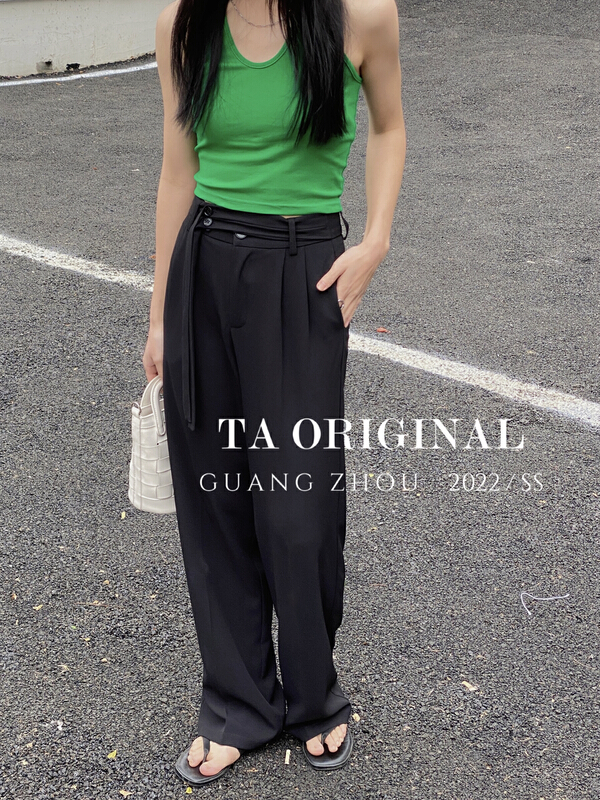 New year in early spring! [TA] simple design pants d10570# L