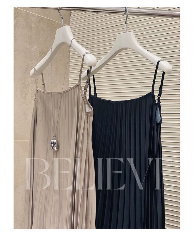 [believe] fashion design sense small long necklace wa101# cqw