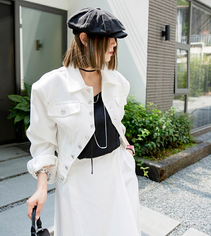 [myallin] Korean fashion versatile short coat 8032# ozq