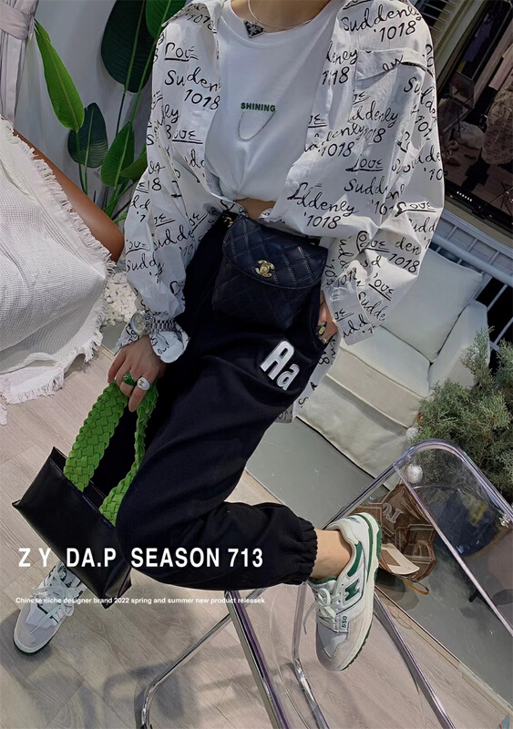 Original price 55.27! New year in early spring! [ZY] Korean trendy letter printed loose shirt 713# WTT
