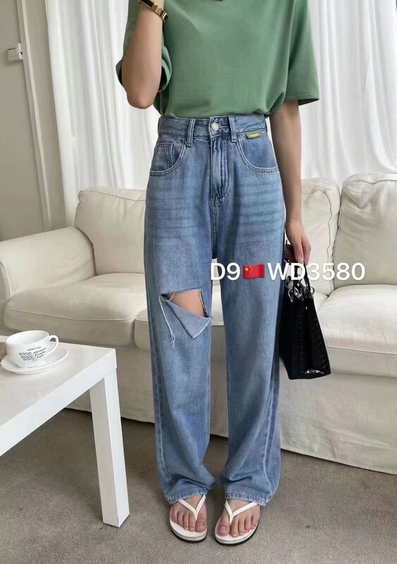 [x2 square] hole fashion Korean jeans 3580# ll