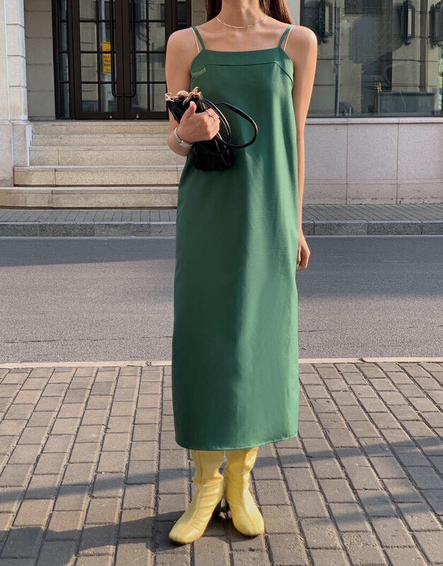 New year in early spring! [soul] Korean elegant suspender dress bt16017211l# CLS