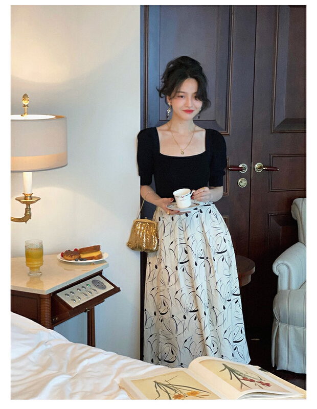 New in early summer! [Print] Han waist style