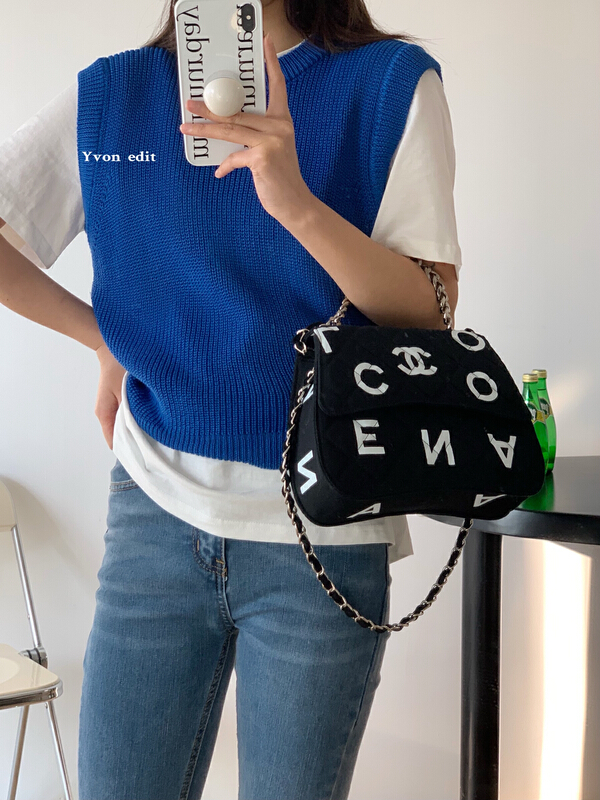 goods in stock! New year in early spring! [Yiwan y.von] Korean round neck comfortable vest 1893# XJ