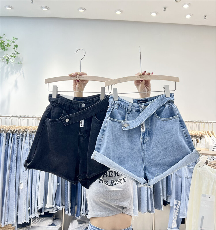 New in early summer! [iris iriisy] Vintage denim shorts 8185# LSL
