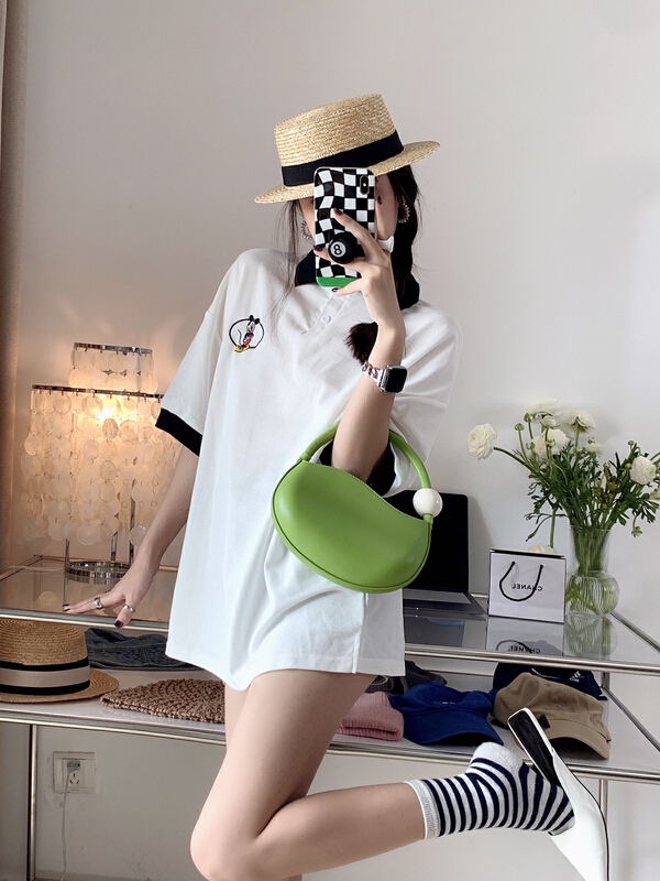 初夏上新!【VANESSA】螺紋棉米奇套頭POLO衫  6096#  OZQ