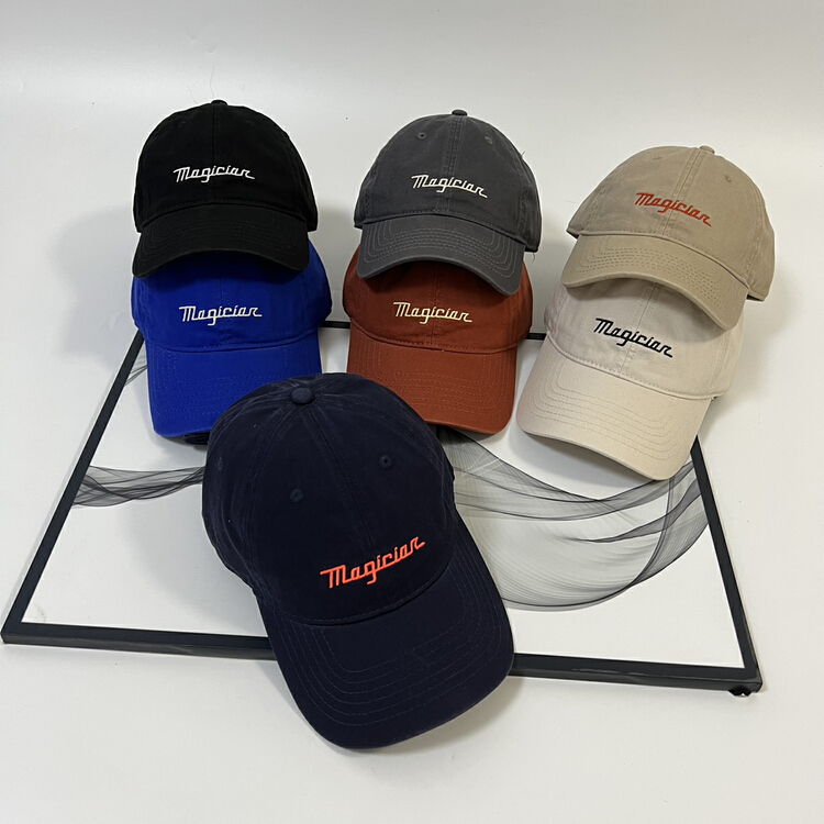 [aesthetic hat industry] Korean letter embroidered casual hat 3059# LSL