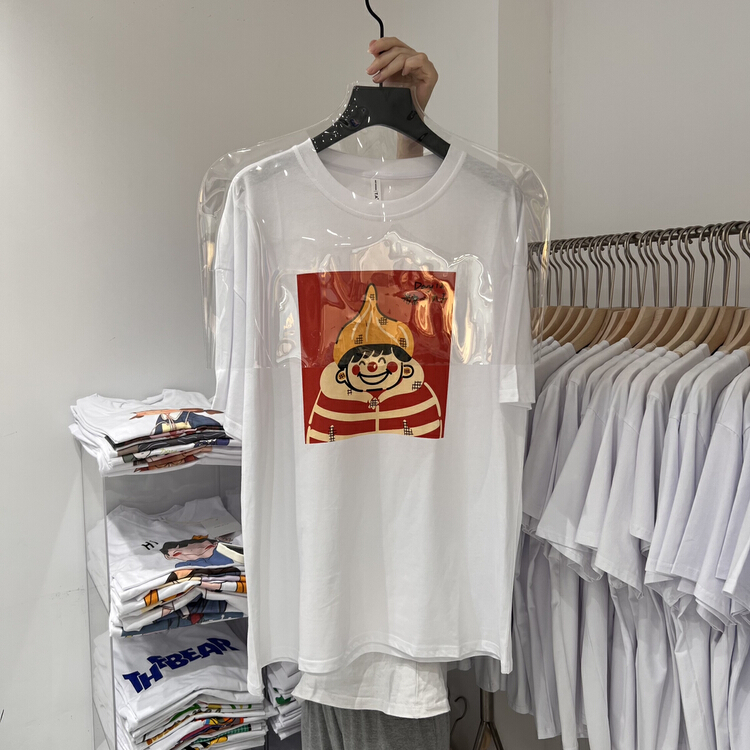 [TA +] casual personalized print versatile short sleeve T-shirt 2211# XYY