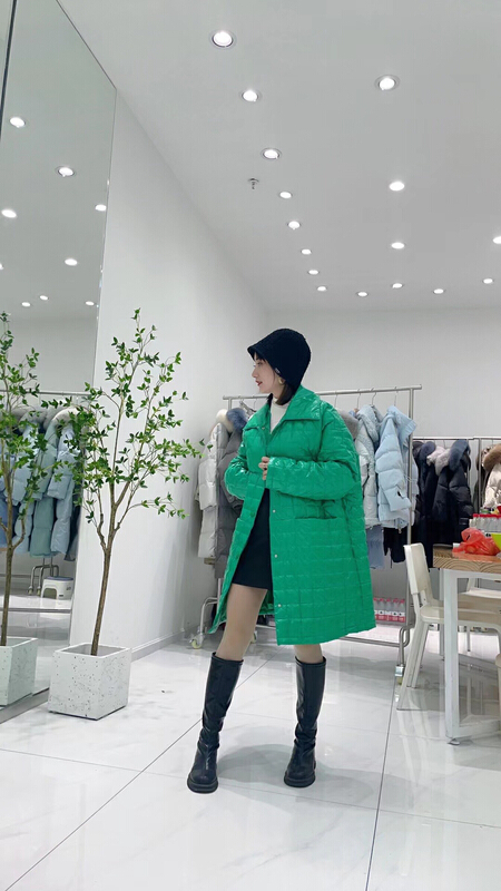 [Wuyi] fashionable solid color simple warm down jacket (including%90 white duck down) w31657# XJ