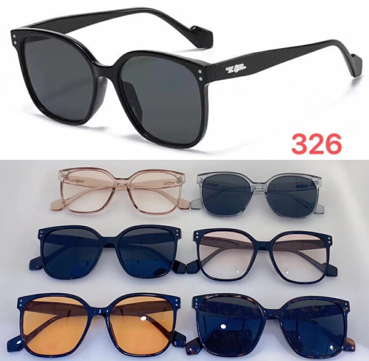 [fiber color scarf glasses] Korean anti ultraviolet radiation Sunglasses (with box) 326-1# LSL