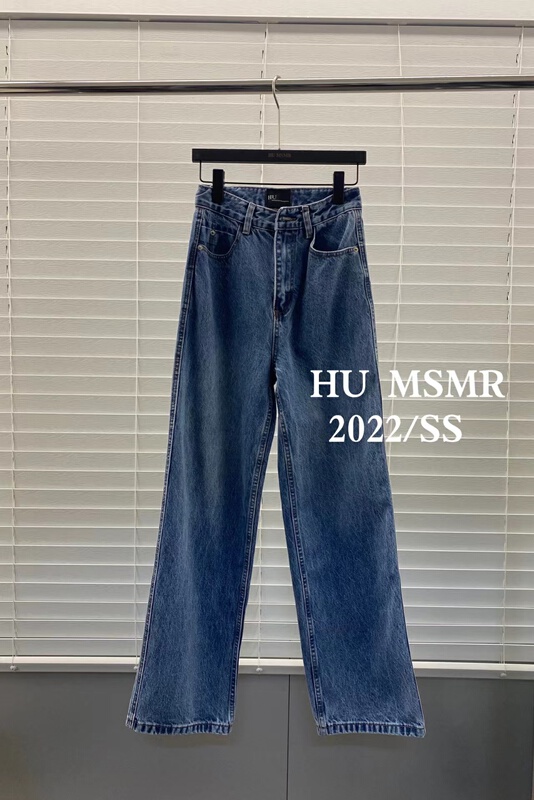 New year in early spring! [Hu] Korean simple and slim jeans 11008# zyh