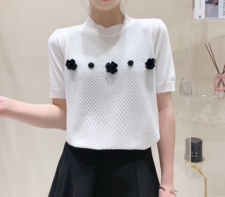 New in early summer! [S.J] three dimensional chic fashion sweater 6830# LSW