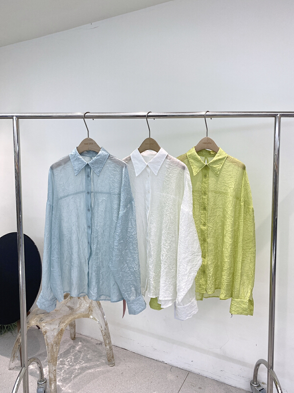 [yanglotus] simple and versatile design sunscreen shirt s12210203# ozq