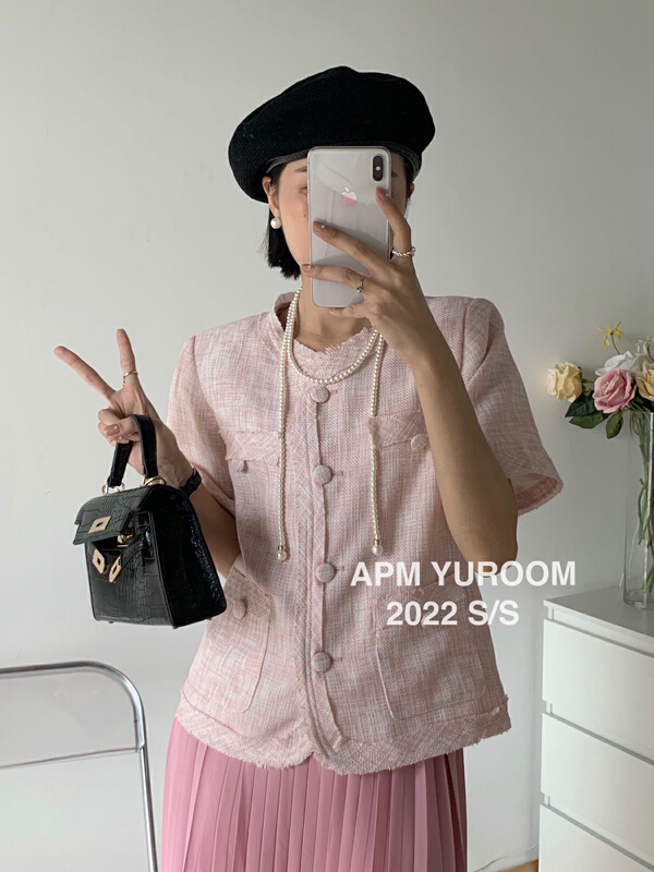 goods in stock! New in early summer! [APM yuroom] temperament celebrity xiaoxiangfeng short coat 22669# LSL