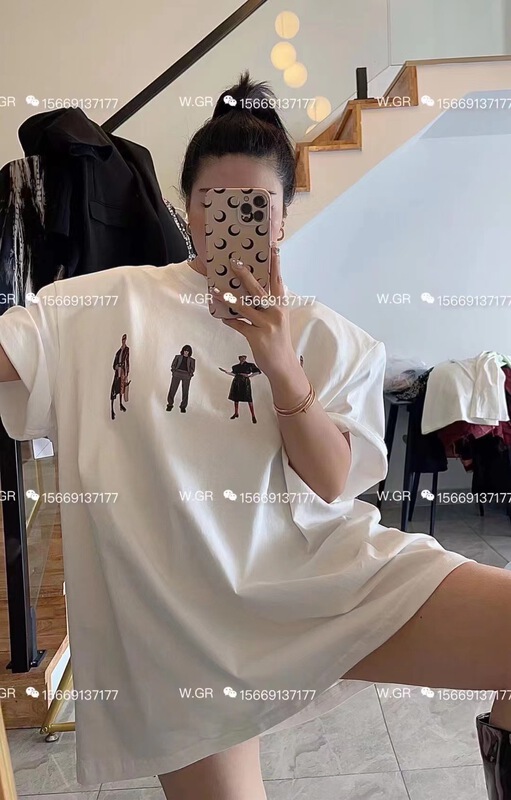 [East room] fashion Korean print Pullover short sleeve T-shirt 9275# WTT