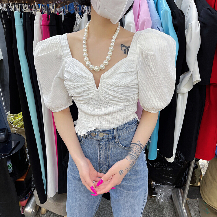 [ujtrend] sexy and careful machine display thin shirt 918# WTT