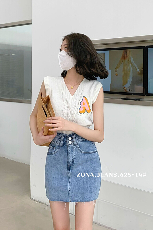 [zona] high waist, slim and versatile hip wrap skirt pants 625-19# ZJ