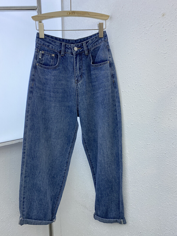 [okd] comfortable and versatile simple jeans 8036# zxl