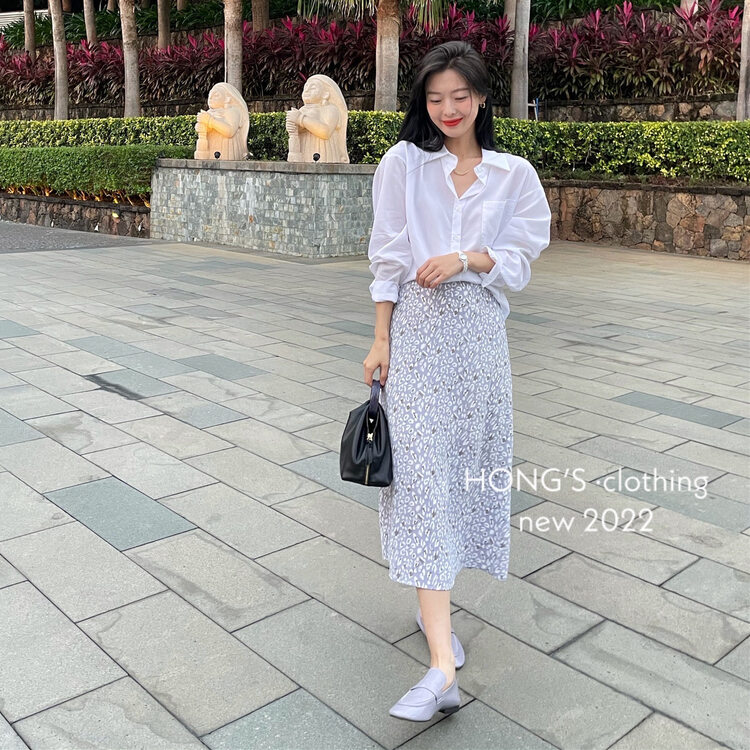 New year in early spring! [Hong's] slim Korean style skirt 5770# ll