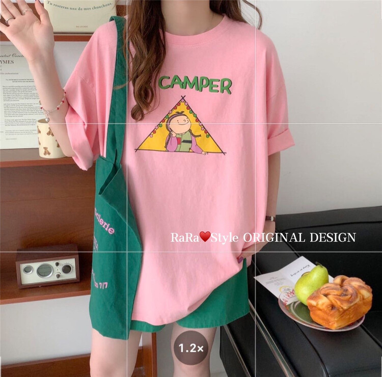 [rara] cartoon printing fashion short sleeve T-shirt 79112# LSL