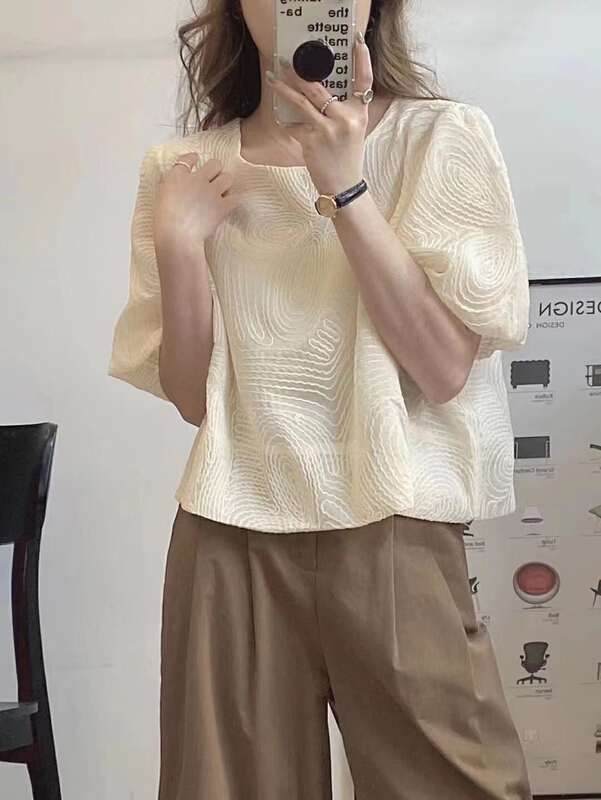 goods in stock! New in early summer! [tototellme] Korean simple and versatile shirt 20431# HBx