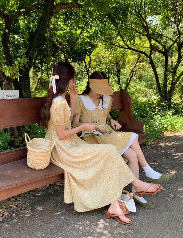 goods in stock! [vivis type] Korean floral doll collar girlfriends dress ys2-9159# hjy
