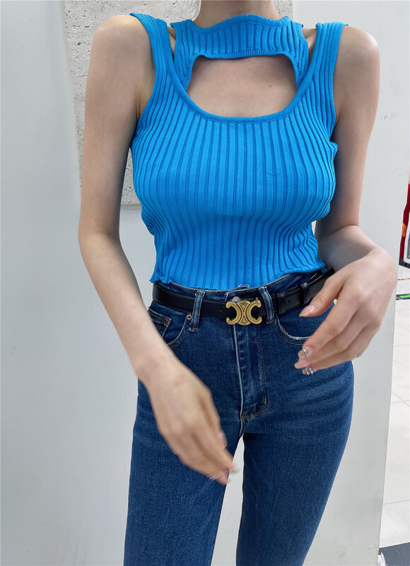 goods in stock! New in early summer! [Angel Yue] sexy retro vest / sling 808# LSL