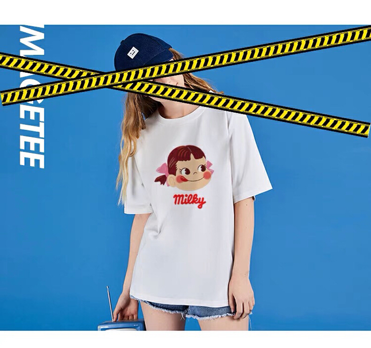 New year in early spring! [LML] Korean cartoon buerjia loose short sleeve T-shirt 6213# ozq