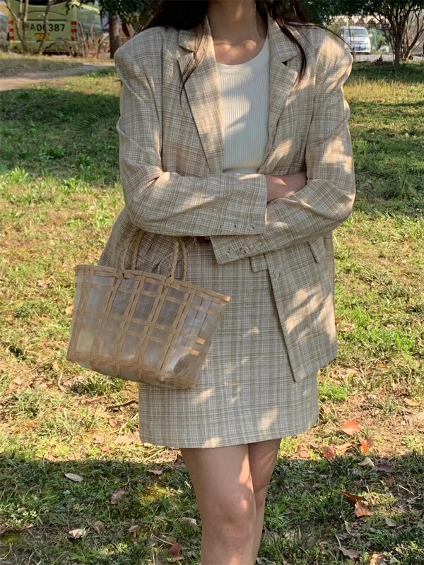 [misslan] pastoral woven vegetable basket handbag a07# XJ