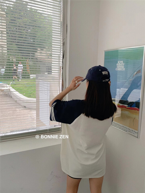 [Bonnie] letter printed loose dress 2329# XYJ