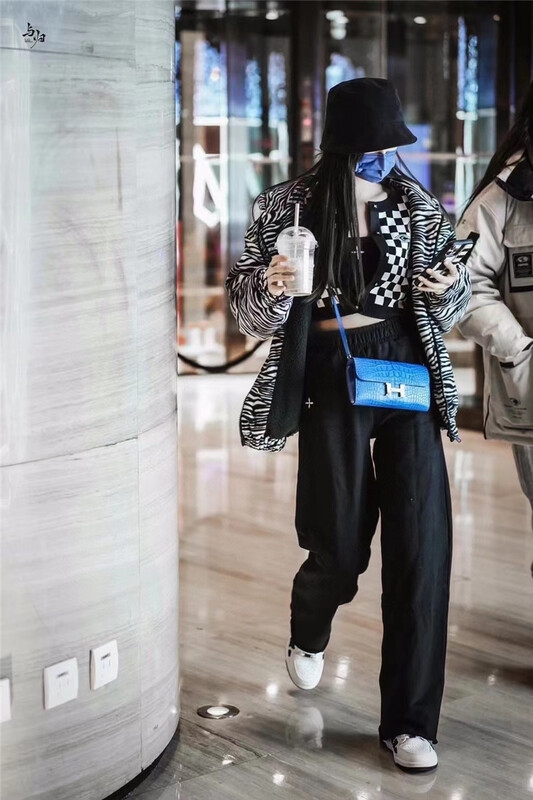 goods in stock! New year in early spring! [big C studio] elastic waist printed loose comfortable casual pants 5859# PCZ