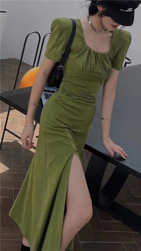 [Ruoyan] fashionable feminine dress (with detachable chain) 2203# PCZ