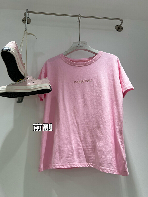[CC] Korean versatile embroidered short sleeve T-shirt ys1-002# XYY