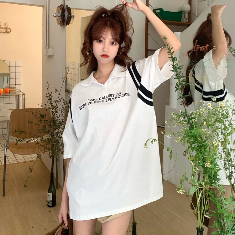 New in early summer! [ycnana] fake two piece Vintage short sleeve T-shirt 83886# LSW