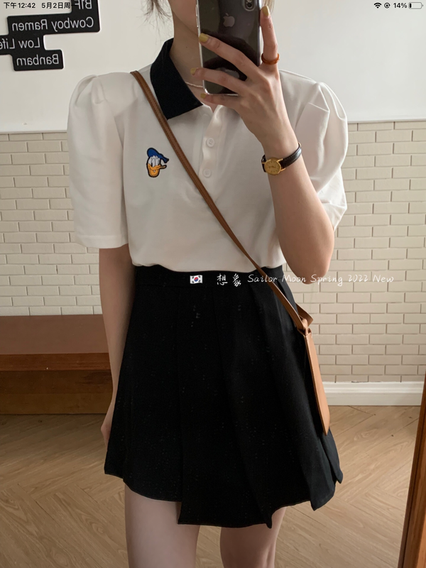 [imagine sailormoon] Korean slim pleated skirt pants 88520\xyy