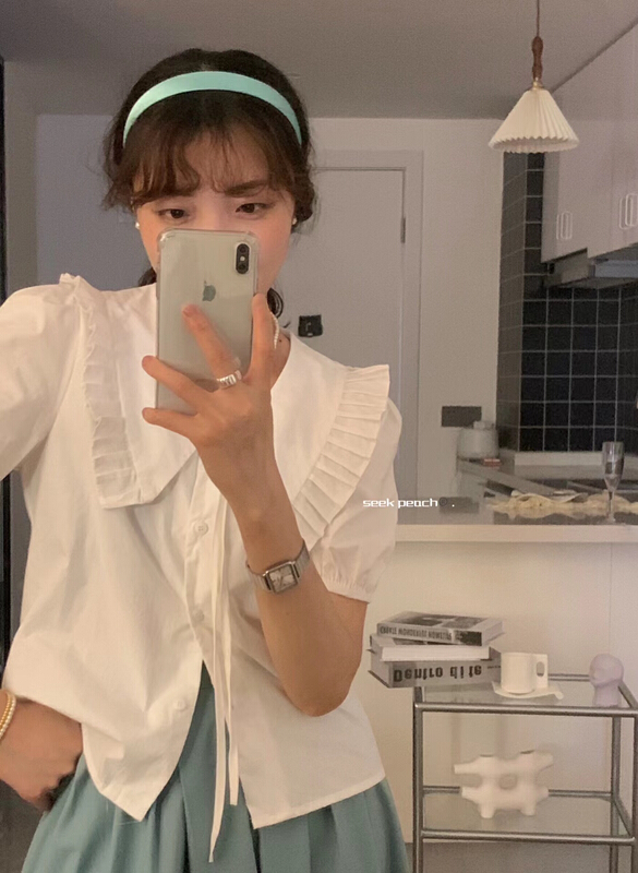 [seek peach] Korean comfortable and versatile shirt (only shirts) 5196# ll